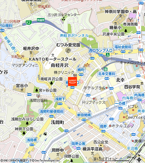 まいばすけっと横浜楠町店付近の地図